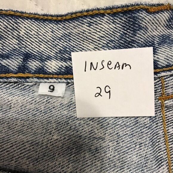 Rio Jeanswear acid washed button fly blue jeans size 9 - Picture 5 of 6